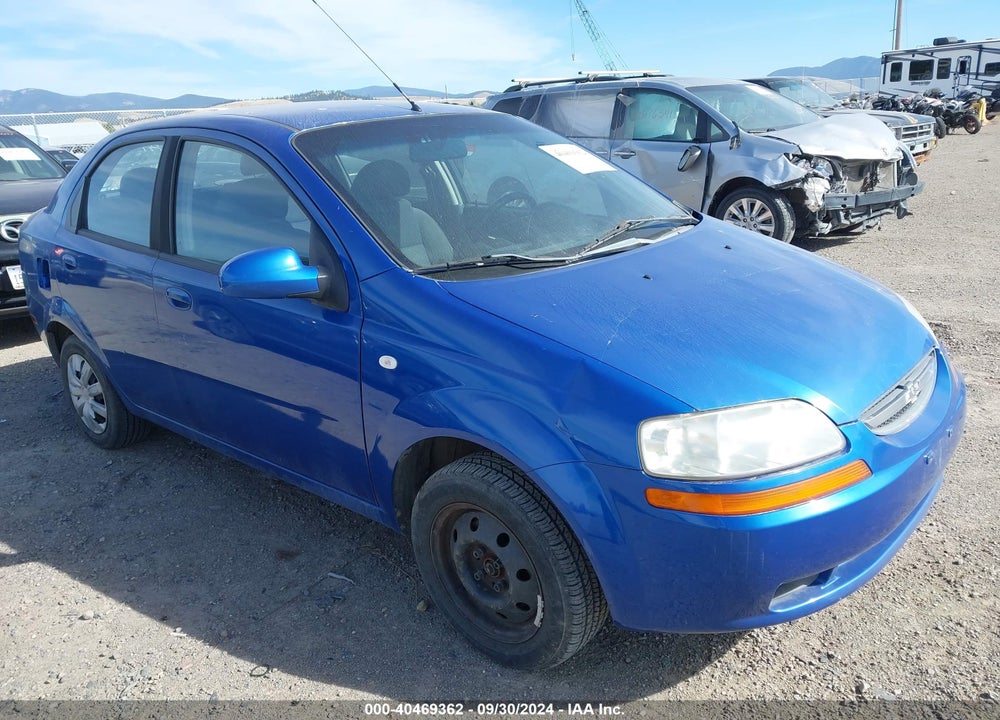 2006 CHEVROLET AVEO LS VIN: KL1TD56666B667945