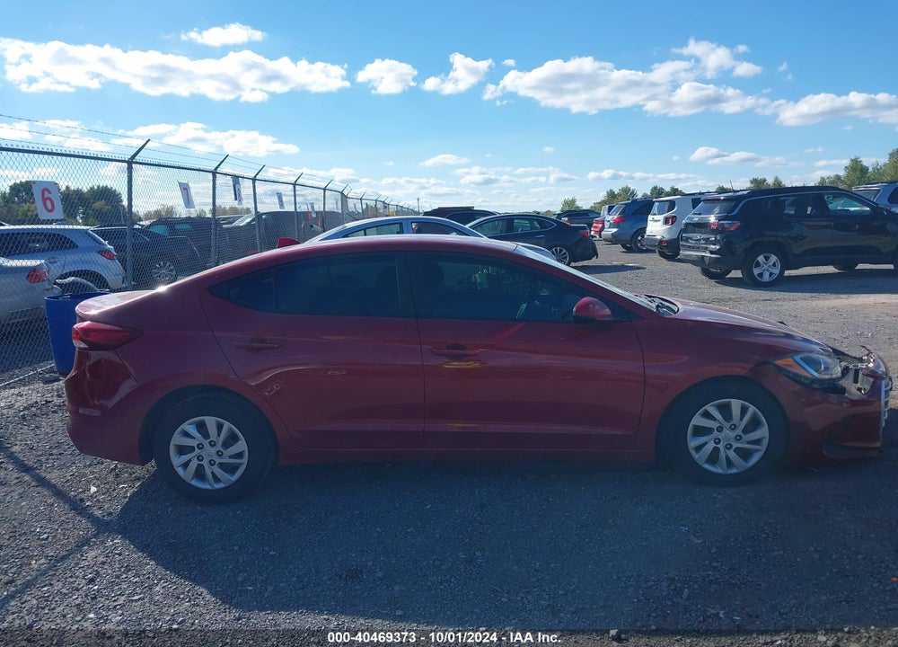 2017 HYUNDAI ELANTRA SE VIN: KMHD74LF0HU112043