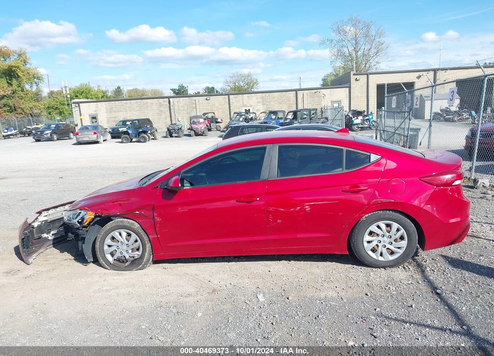 2017 HYUNDAI ELANTRA SE VIN: KMHD74LF0HU112043