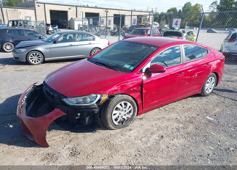 2017 HYUNDAI ELANTRA SE VIN: KMHD74LF0HU112043