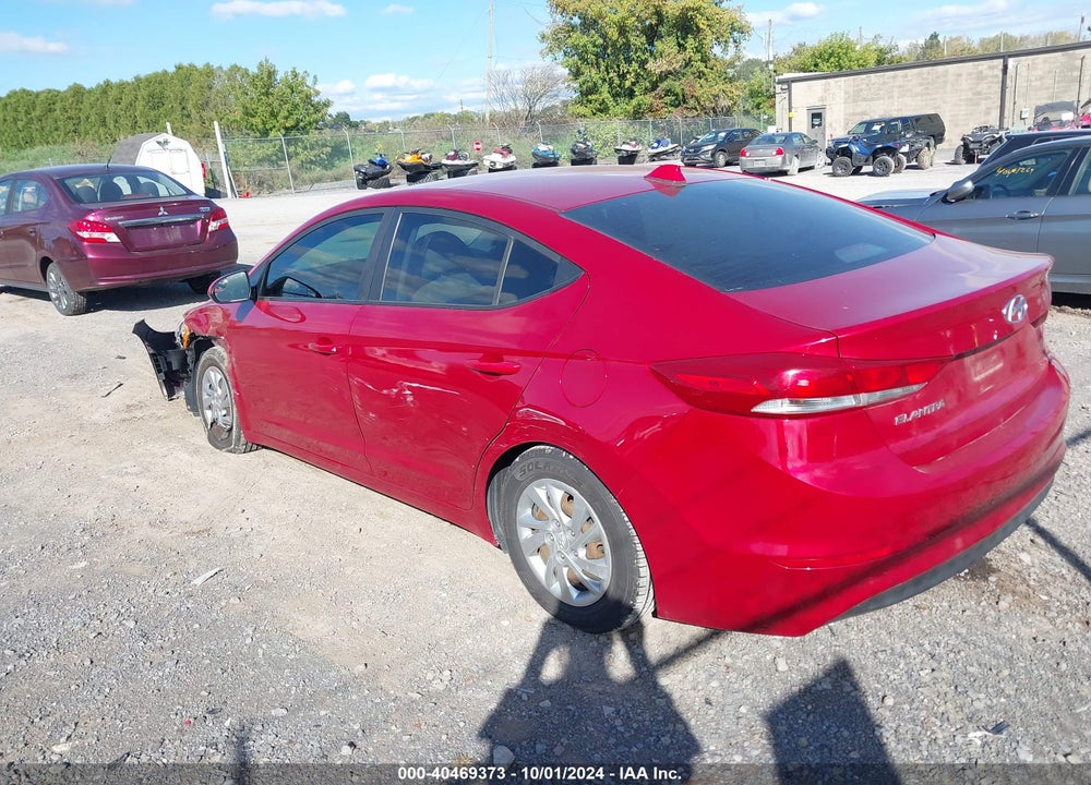 2017 HYUNDAI ELANTRA SE VIN: KMHD74LF0HU112043