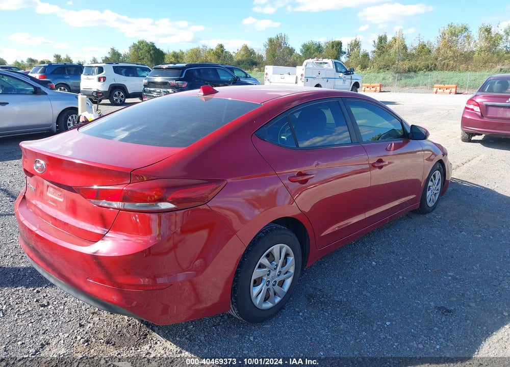 2017 HYUNDAI ELANTRA SE VIN: KMHD74LF0HU112043