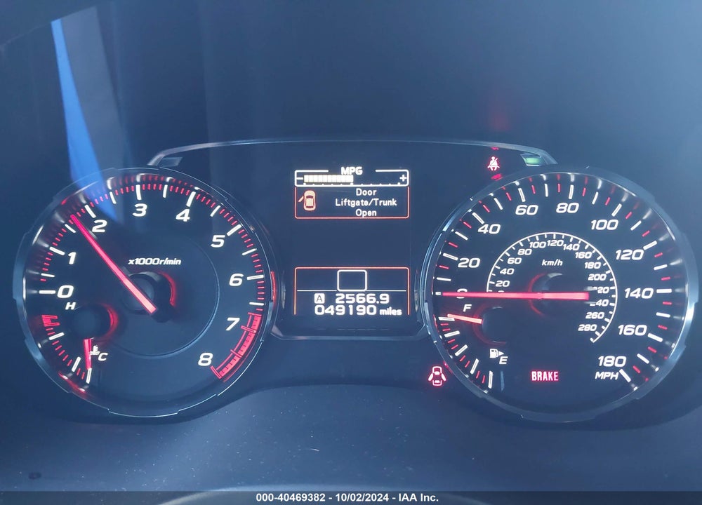 2020 SUBARU WRX PREMIUM VIN: JF1VA1C68L9826173