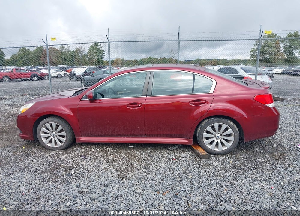 2012 SUBARU LEGACY VIN: 4S3BMBK60C3017779