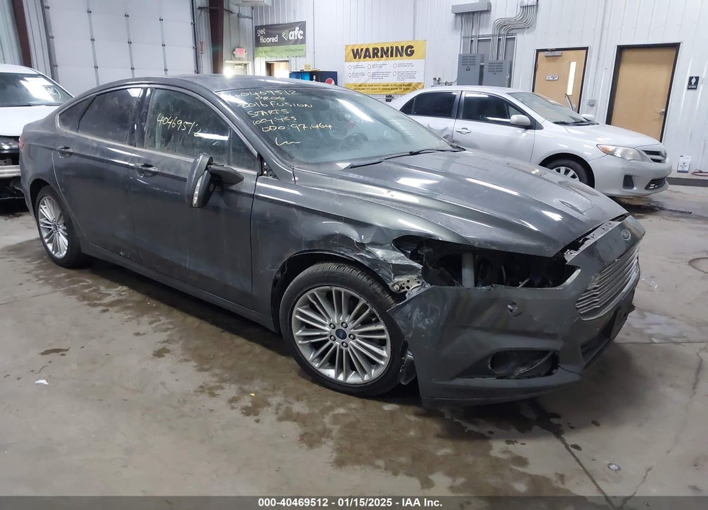 2016 FORD FUSION SE VIN: 3FA6P0H96GR304295