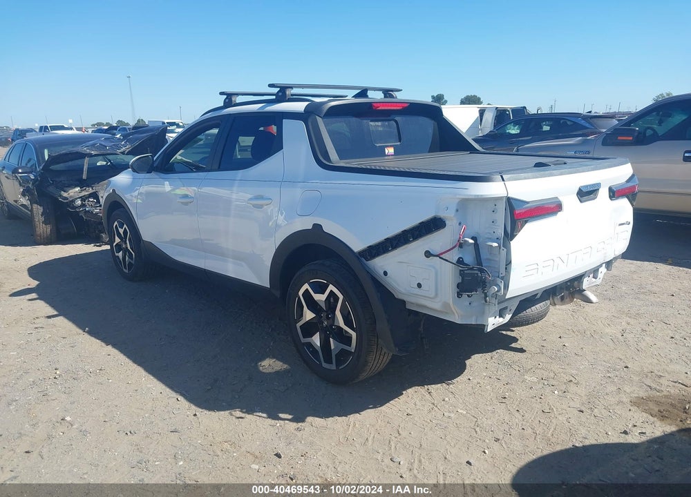 2022 HYUNDAI SANTA CRUZ LIMITED VIN: 5NTJEDAF3NH031058