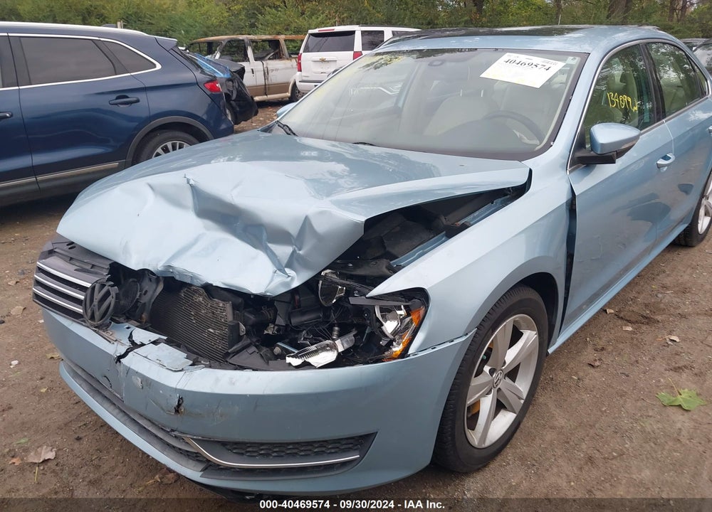 2012 VOLKSWAGEN PASSAT 2.5L SE VIN: 1VWBP7A38CC012757