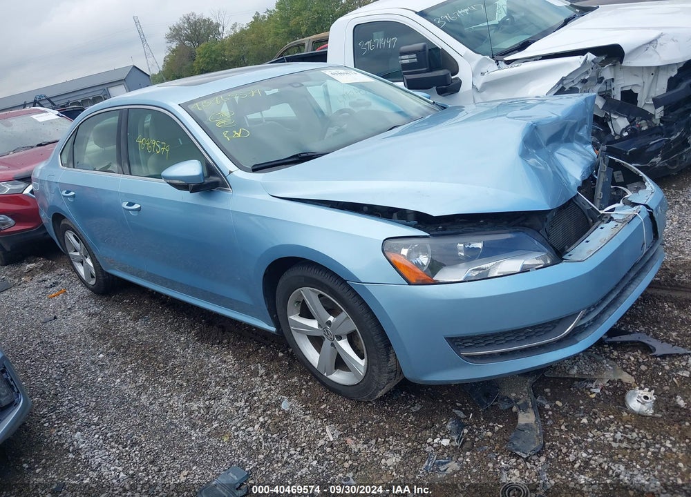 2012 VOLKSWAGEN PASSAT 2.5L SE VIN: 1VWBP7A38CC012757