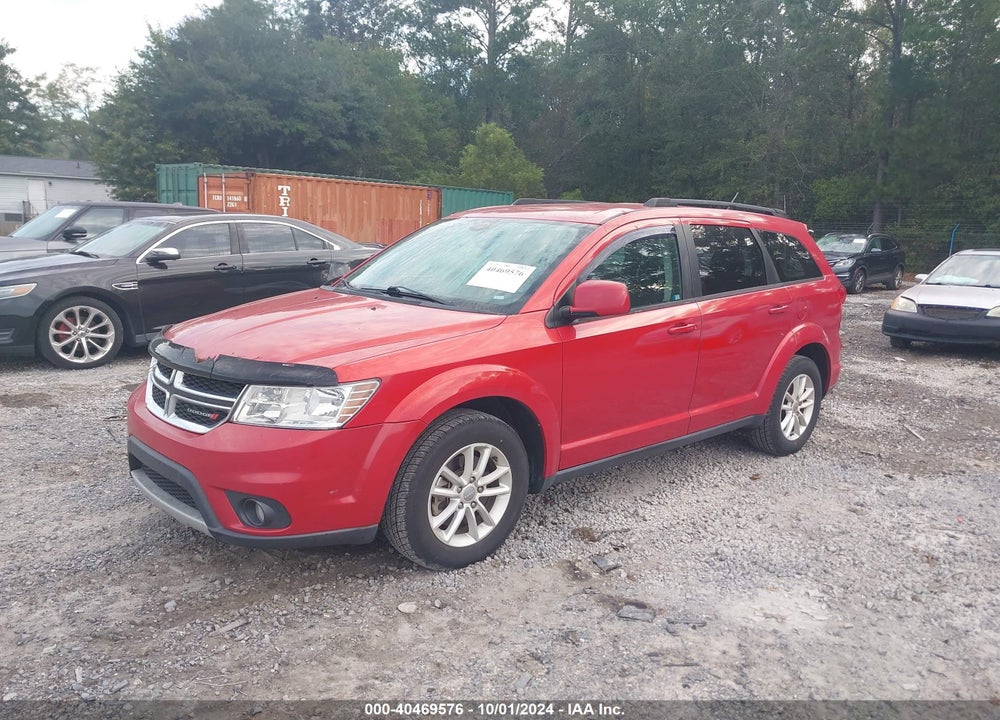 2014 DODGE JOURNEY SXT VIN: 3C4PDCBB6ET280410