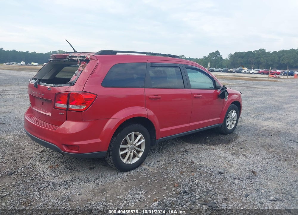 2014 DODGE JOURNEY SXT VIN: 3C4PDCBB6ET280410