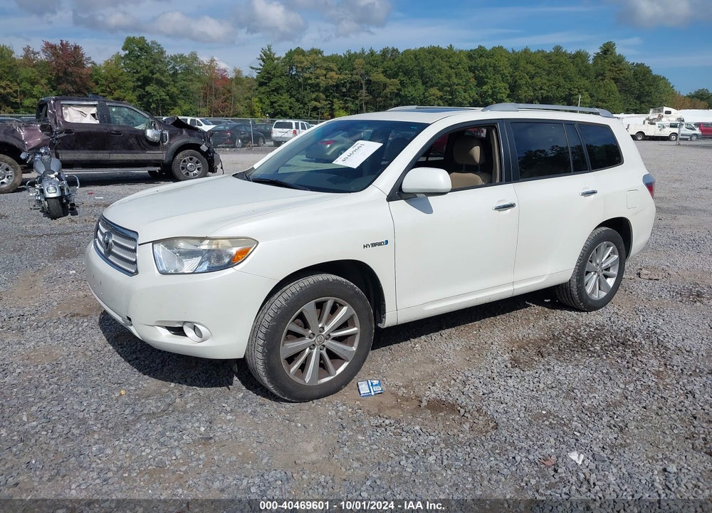 2008 TOYOTA HIGHLANDER HYBRID LIMITED VIN: JTEEW44A682003480