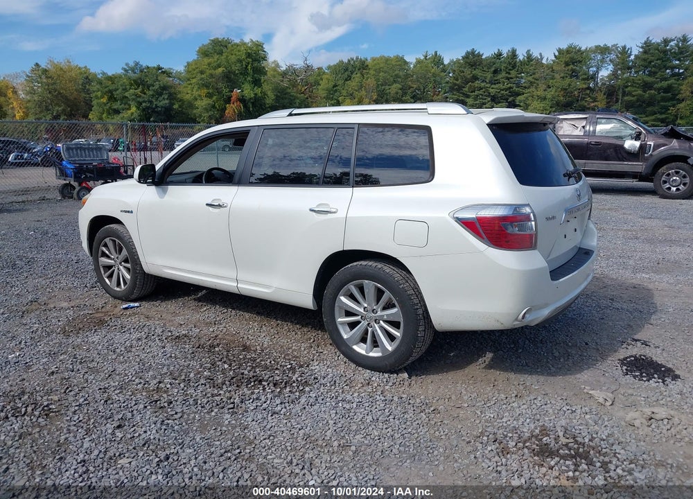 2008 TOYOTA HIGHLANDER HYBRID LIMITED VIN: JTEEW44A682003480