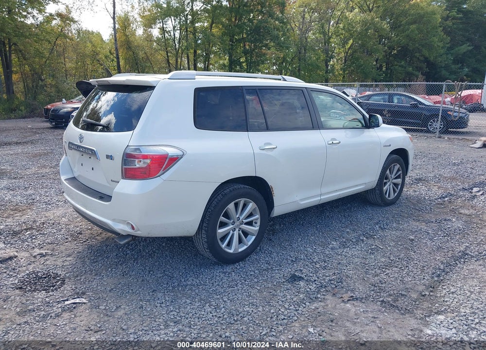 2008 TOYOTA HIGHLANDER HYBRID LIMITED VIN: JTEEW44A682003480