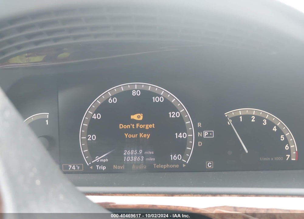2008 MERCEDES-BENZ S 550 VIN: WDDNG71X88A204496