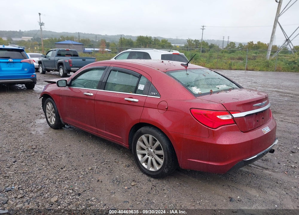 2012 CHRYSLER 200 LIMITED VIN: 1C3CCBCBXCN306244