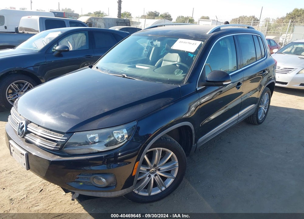 2012 VOLKSWAGEN TIGUAN SE VIN: WVGAV7AX6CW547023
