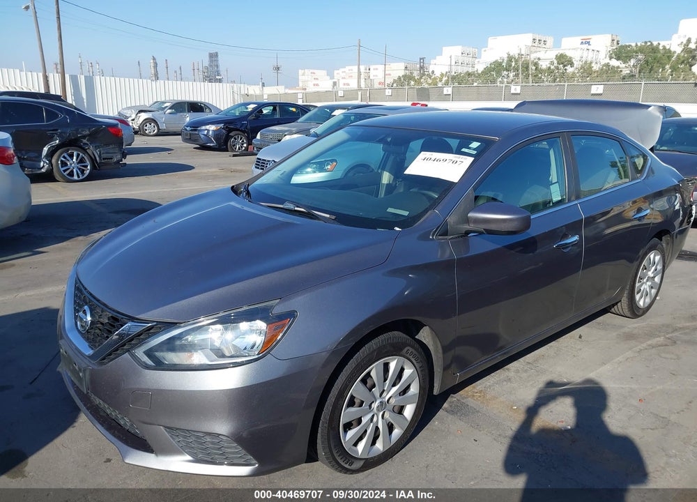 2017 NISSAN SENTRA SV VIN: 3N1AB7AP0HY353796