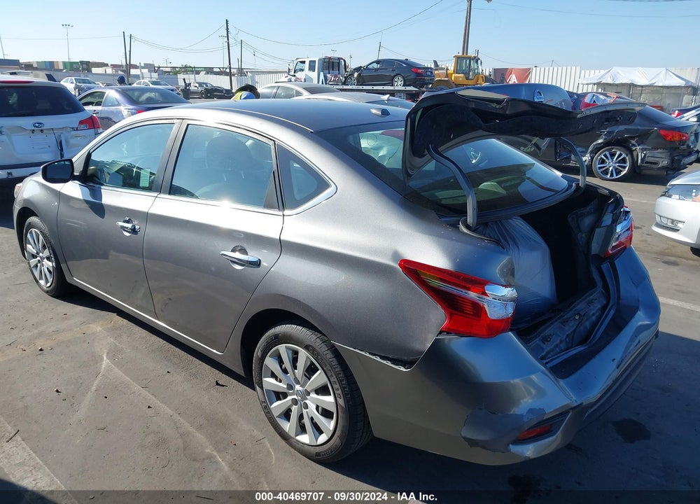 2017 NISSAN SENTRA SV VIN: 3N1AB7AP0HY353796