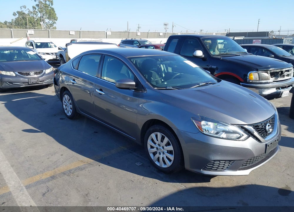 2017 NISSAN SENTRA SV VIN: 3N1AB7AP0HY353796