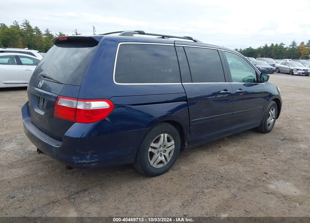 2006 HONDA ODYSSEY EX-L VIN: 5FNRL38766B076737