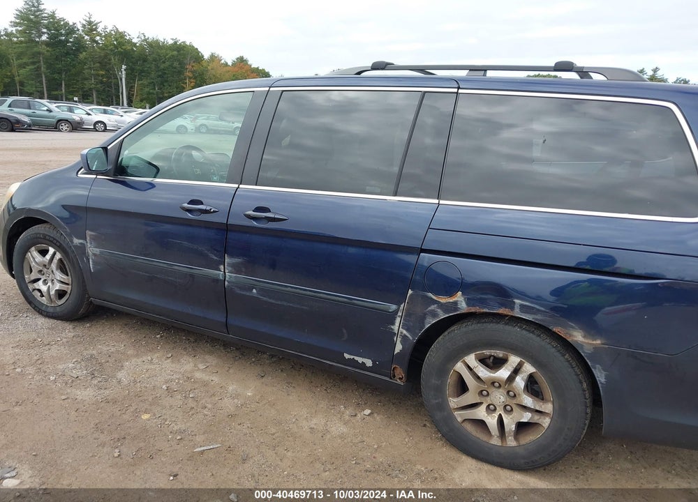 2006 HONDA ODYSSEY EX-L VIN: 5FNRL38766B076737