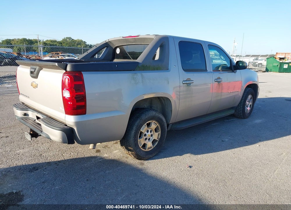 2007 CHEVROLET AVALANCHE 1500 LT VIN: 3GNFK12397G120068