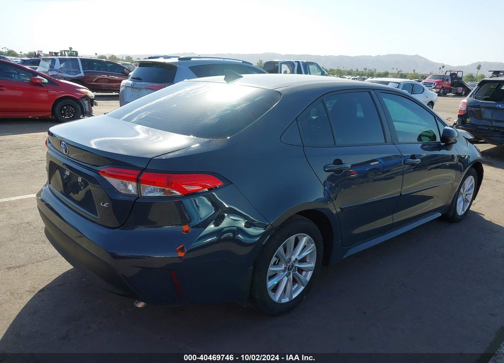 2024 TOYOTA COROLLA LE VIN: 5YFB4MDE2RP081130