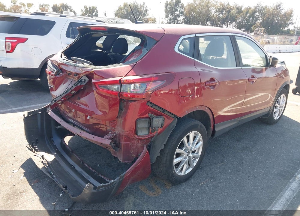 2021 NISSAN ROGUE SPORT S FWD XTRONIC CVT VIN: JN1BJ1AV4MW318165