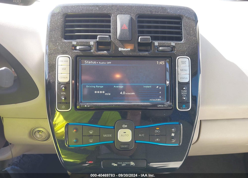 2012 NISSAN LEAF SL VIN: JN1AZ0CPXCT025478