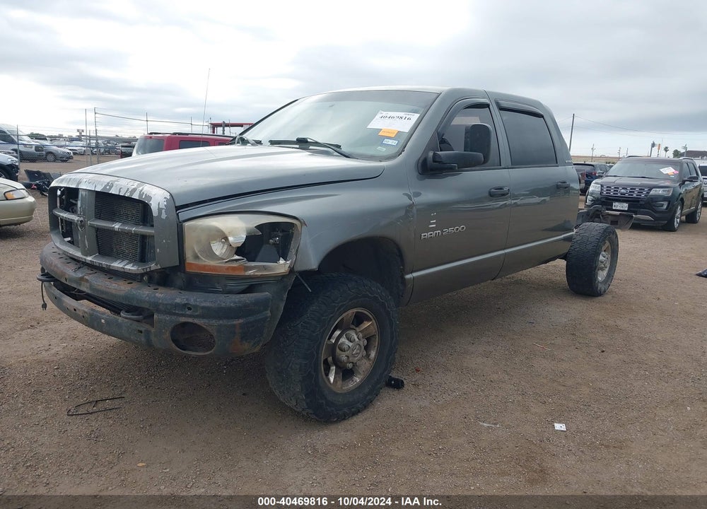 2006 DODGE RAM 2500 SLT VIN: 3D7KS29C16G229969