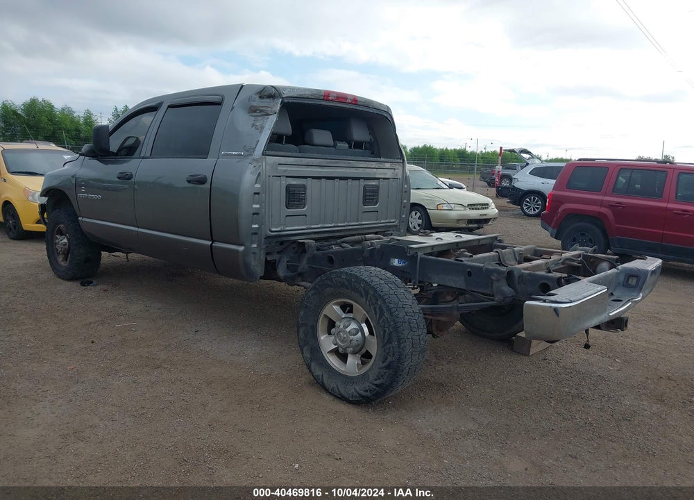 2006 DODGE RAM 2500 SLT VIN: 3D7KS29C16G229969