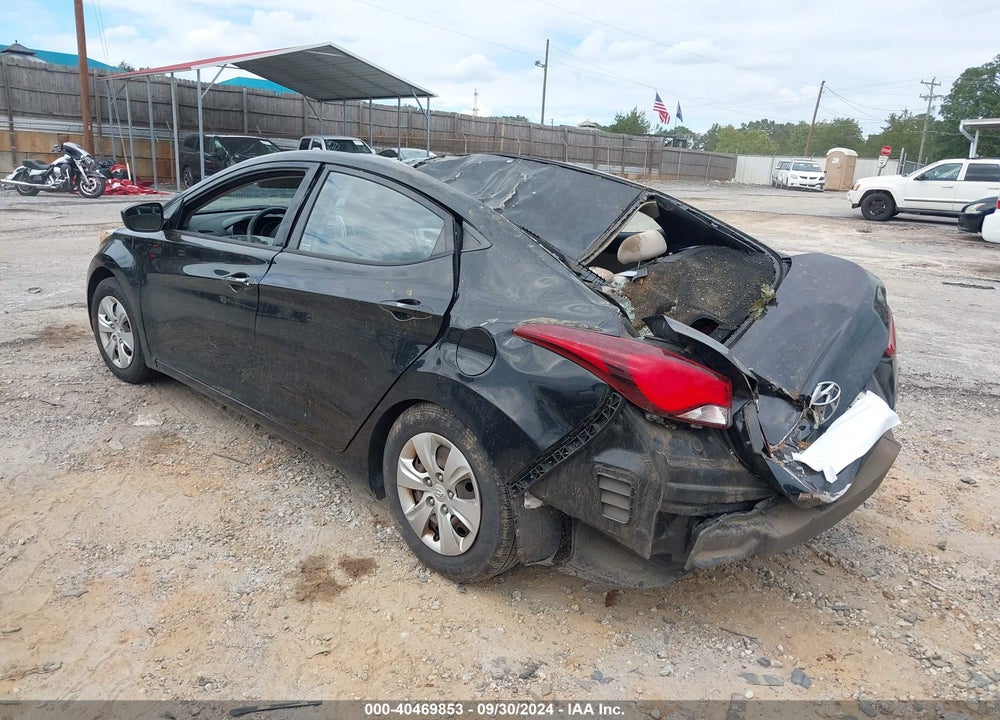 2016 HYUNDAI ELANTRA SE VIN: KMHDH4AE9GU490528