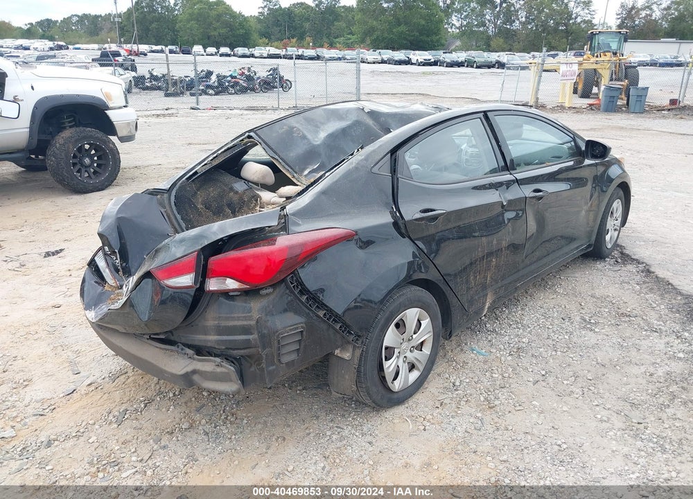 2016 HYUNDAI ELANTRA SE VIN: KMHDH4AE9GU490528
