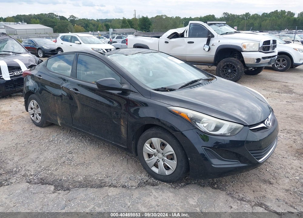 2016 HYUNDAI ELANTRA SE VIN: KMHDH4AE9GU490528