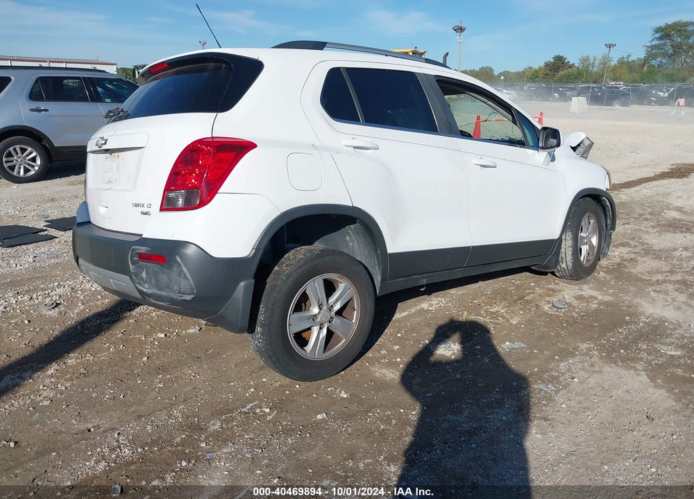 2016 CHEVROLET TRAX LT VIN: 3GNCJPSB0GL256497