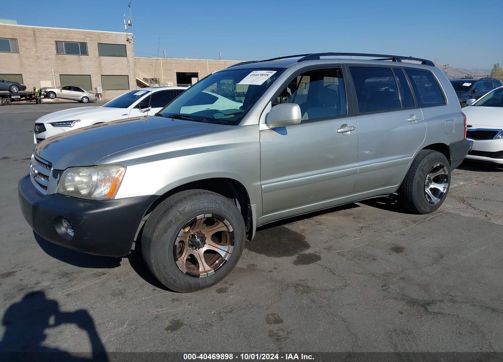 2001 TOYOTA HIGHLANDER V6 VIN: JTEGF21A610011324