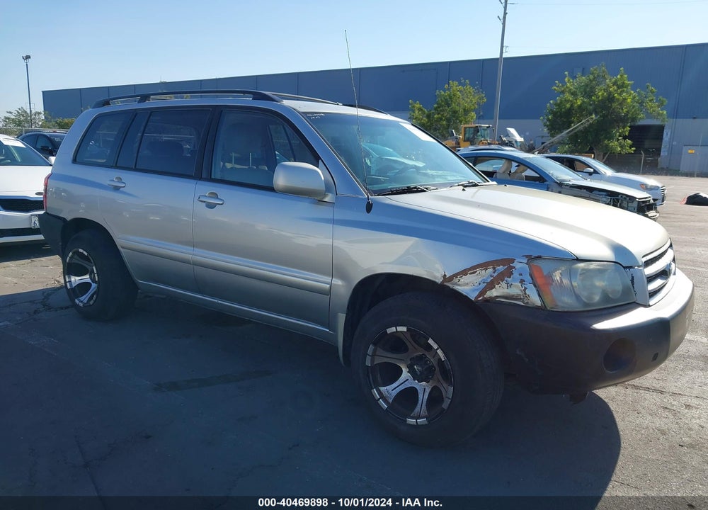 2001 TOYOTA HIGHLANDER V6 VIN: JTEGF21A610011324