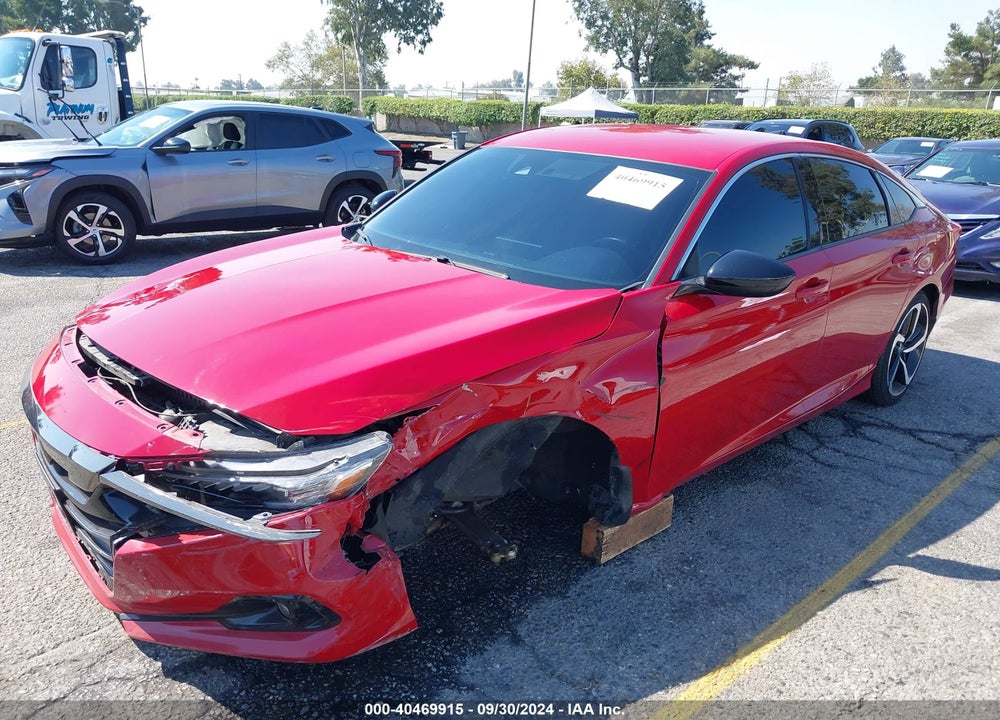 2021 HONDA ACCORD SPORT VIN: 1HGCV1F35MA119539