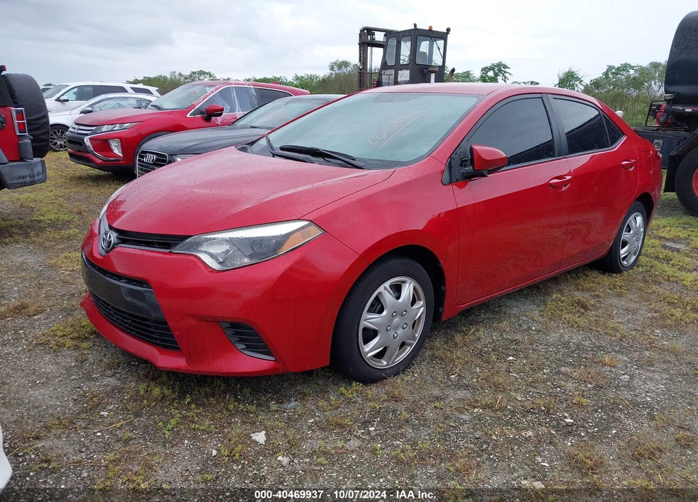 2016 TOYOTA COROLLA LE VIN: 2T1BURHE1GC520774