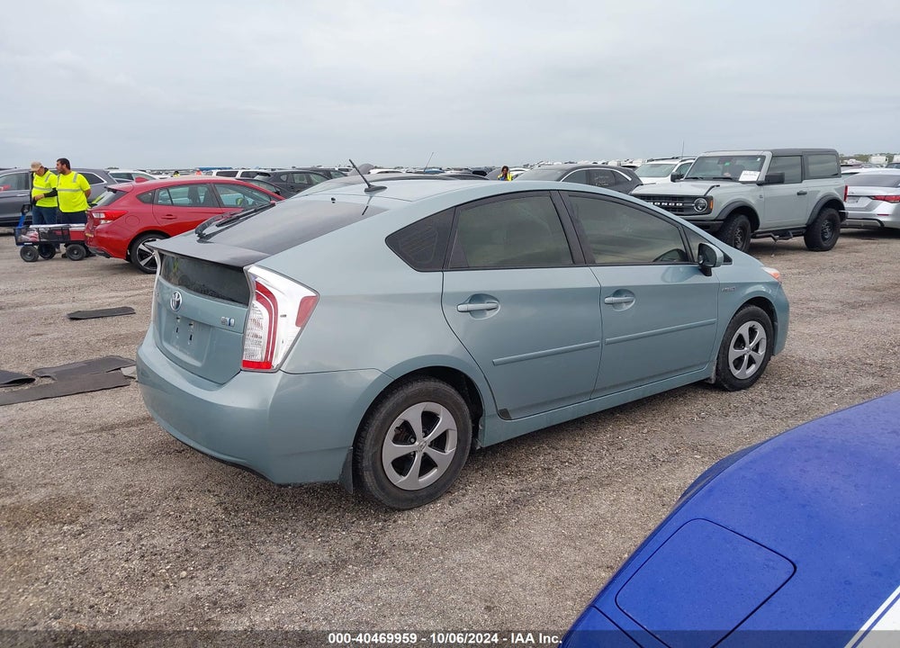 2012 TOYOTA PRIUS THREE VIN: JTDKN3DU8C1579844