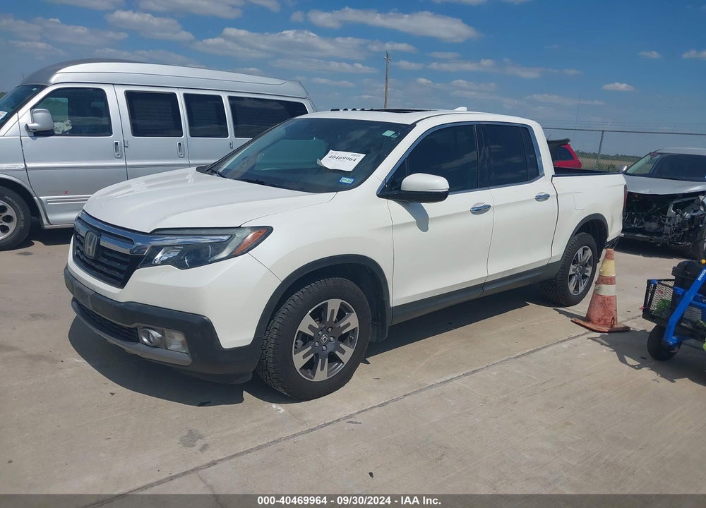 2019 HONDA RIDGELINE RTL-E VIN: 5FPYK3F71KB023429
