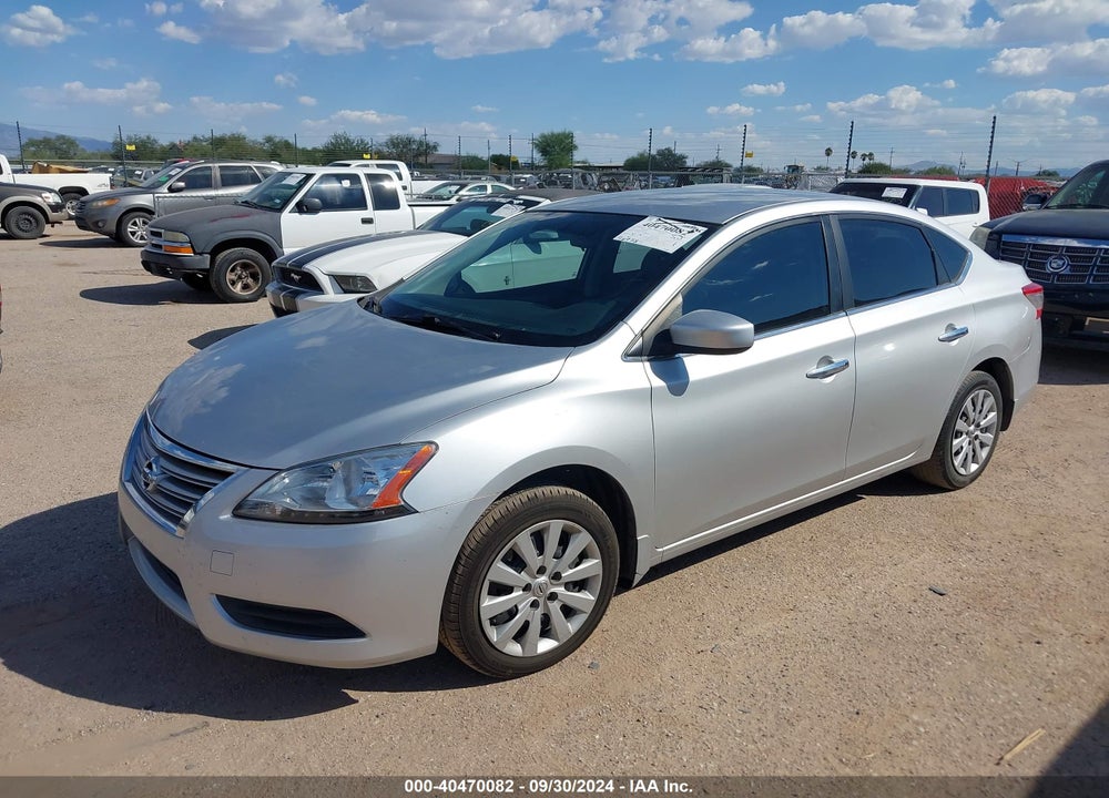 2015 NISSAN SENTRA S VIN: 3N1AB7AP3FY330686