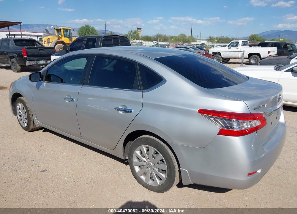 2015 NISSAN SENTRA S VIN: 3N1AB7AP3FY330686