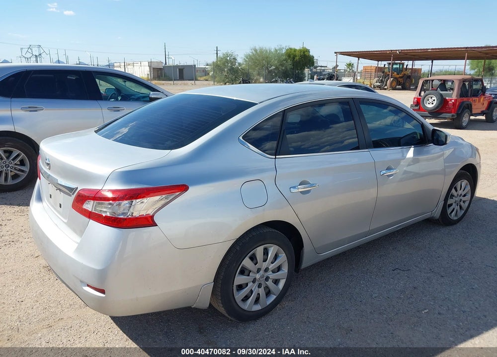 2015 NISSAN SENTRA S VIN: 3N1AB7AP3FY330686