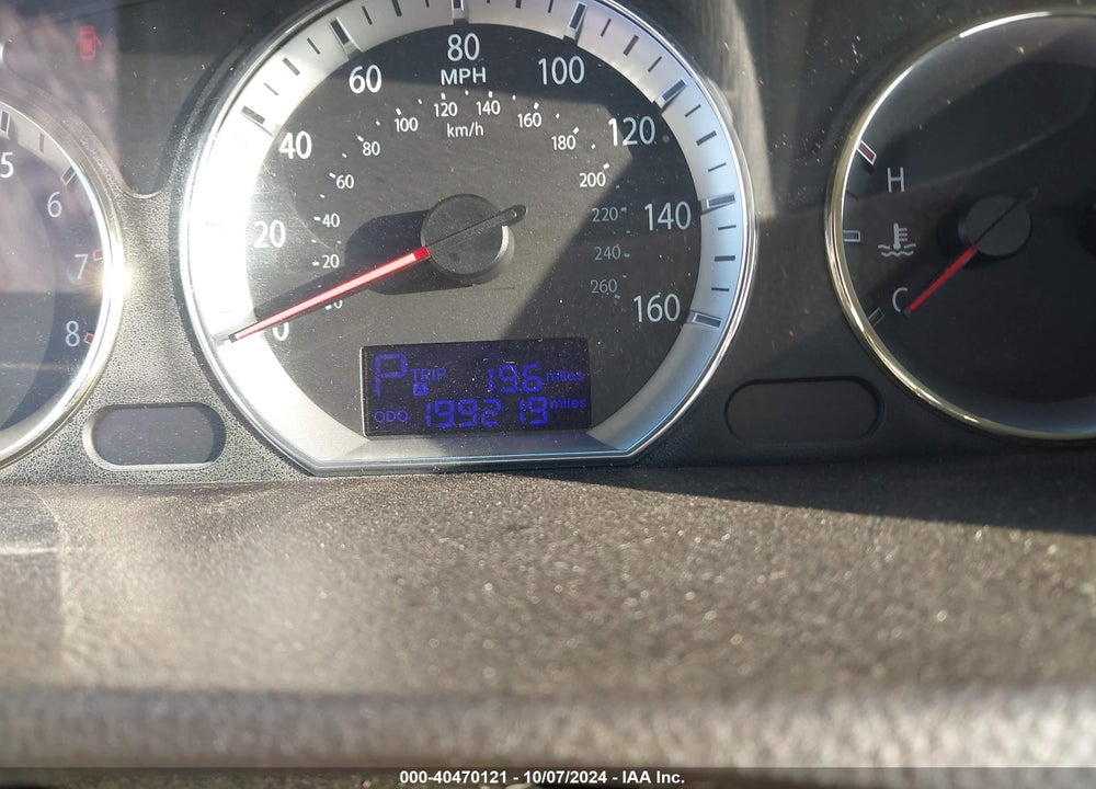 2009 HYUNDAI SONATA LIMITED VIN: 5NPEU46C79H505049