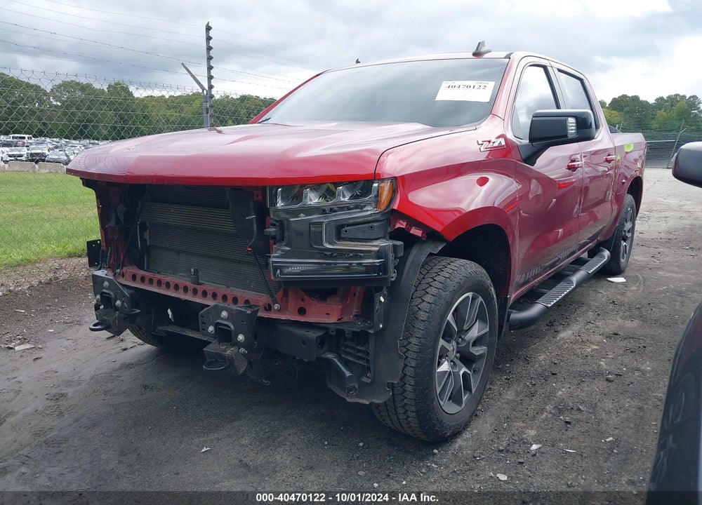 2021 CHEVROLET SILVERADO 1500 4WD SHORT BED RST VIN: 3GCUYEED2MG268536