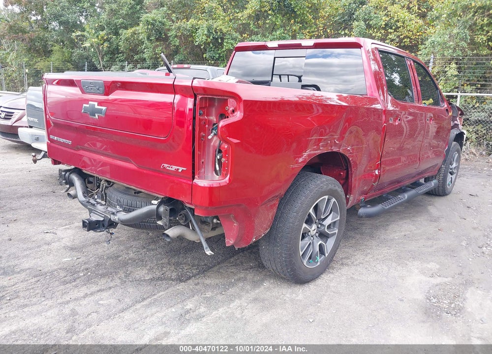 2021 CHEVROLET SILVERADO 1500 4WD SHORT BED RST VIN: 3GCUYEED2MG268536