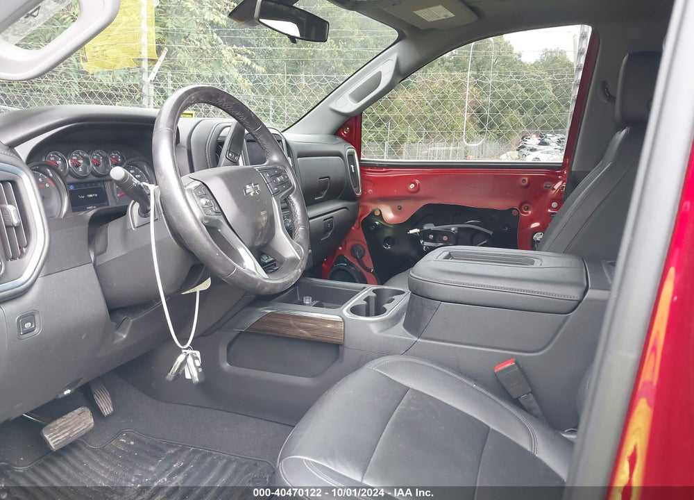 2021 CHEVROLET SILVERADO 1500 4WD SHORT BED RST VIN: 3GCUYEED2MG268536