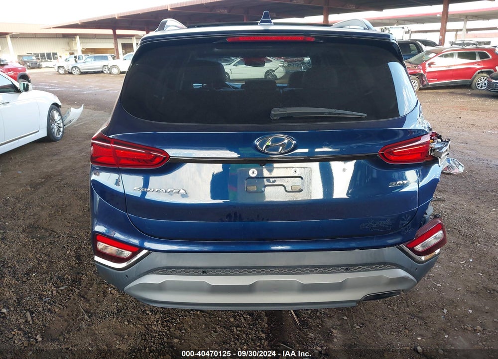 2020 HYUNDAI SANTA FE LIMITED 2.0T VIN: 5NMS53AA9LH275857