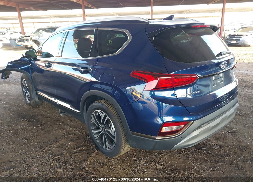 2020 HYUNDAI SANTA FE LIMITED 2.0T VIN: 5NMS53AA9LH275857